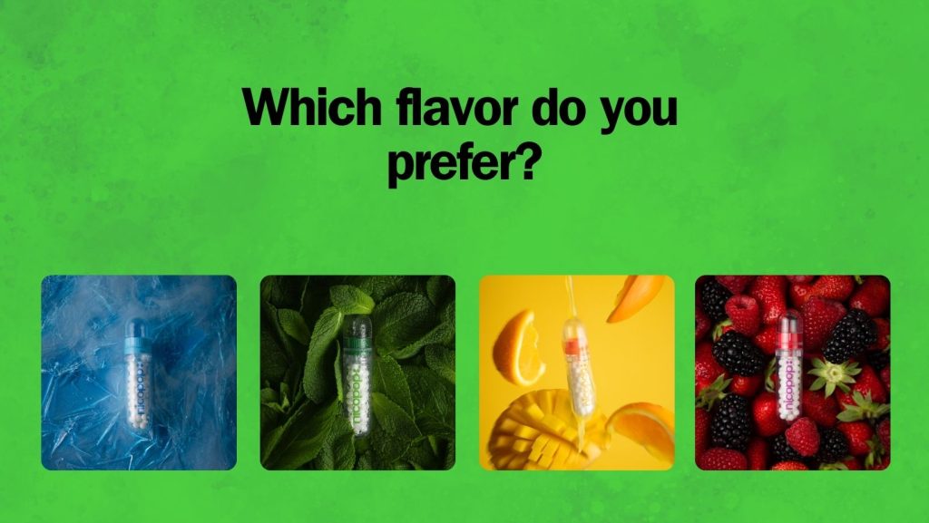 Nicopop 4 flavors